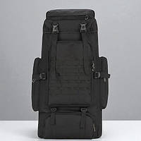 Рюкзак трекінговий для походів великий чорний (5050459)