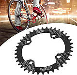 Зірка неспадайка FMFXTR Narrow-Wide 36T чорна | BCD 104 мм для шатуна, фото 6