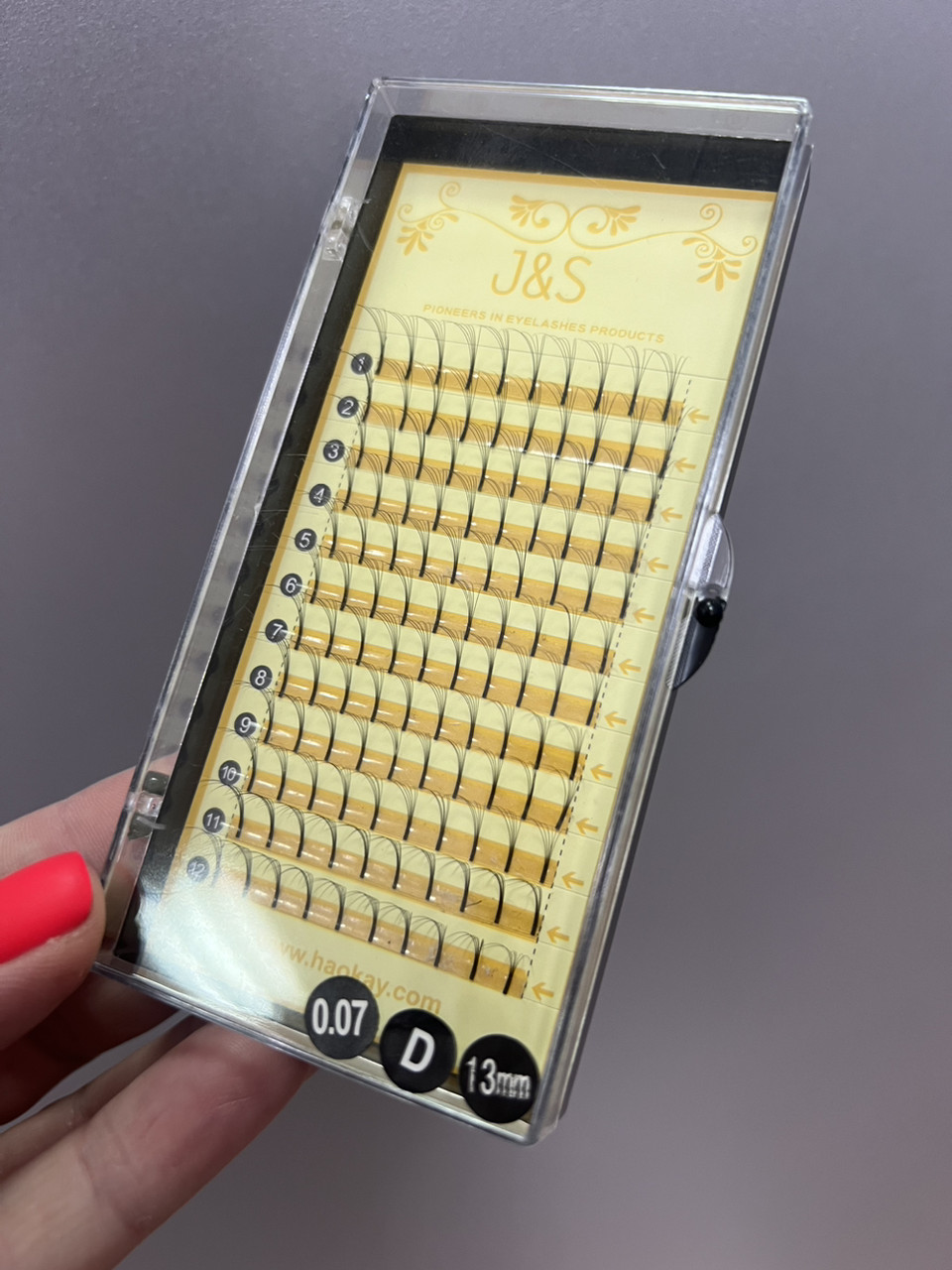 Готові пучки вій 5D, D/0,07-13 мм