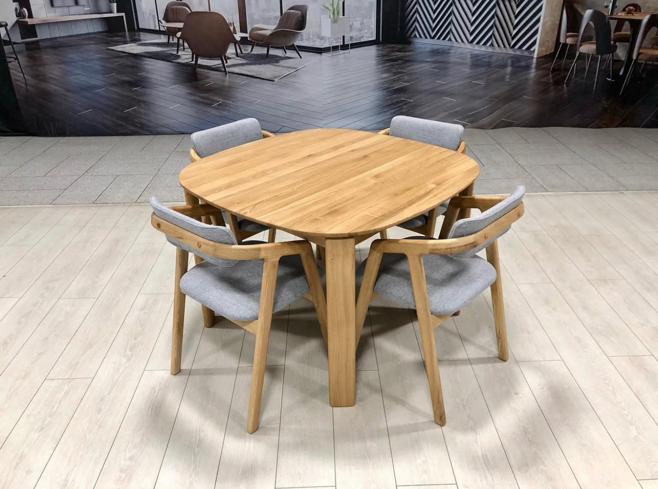 Стіл "Робі" з натурального дерева, фото 1