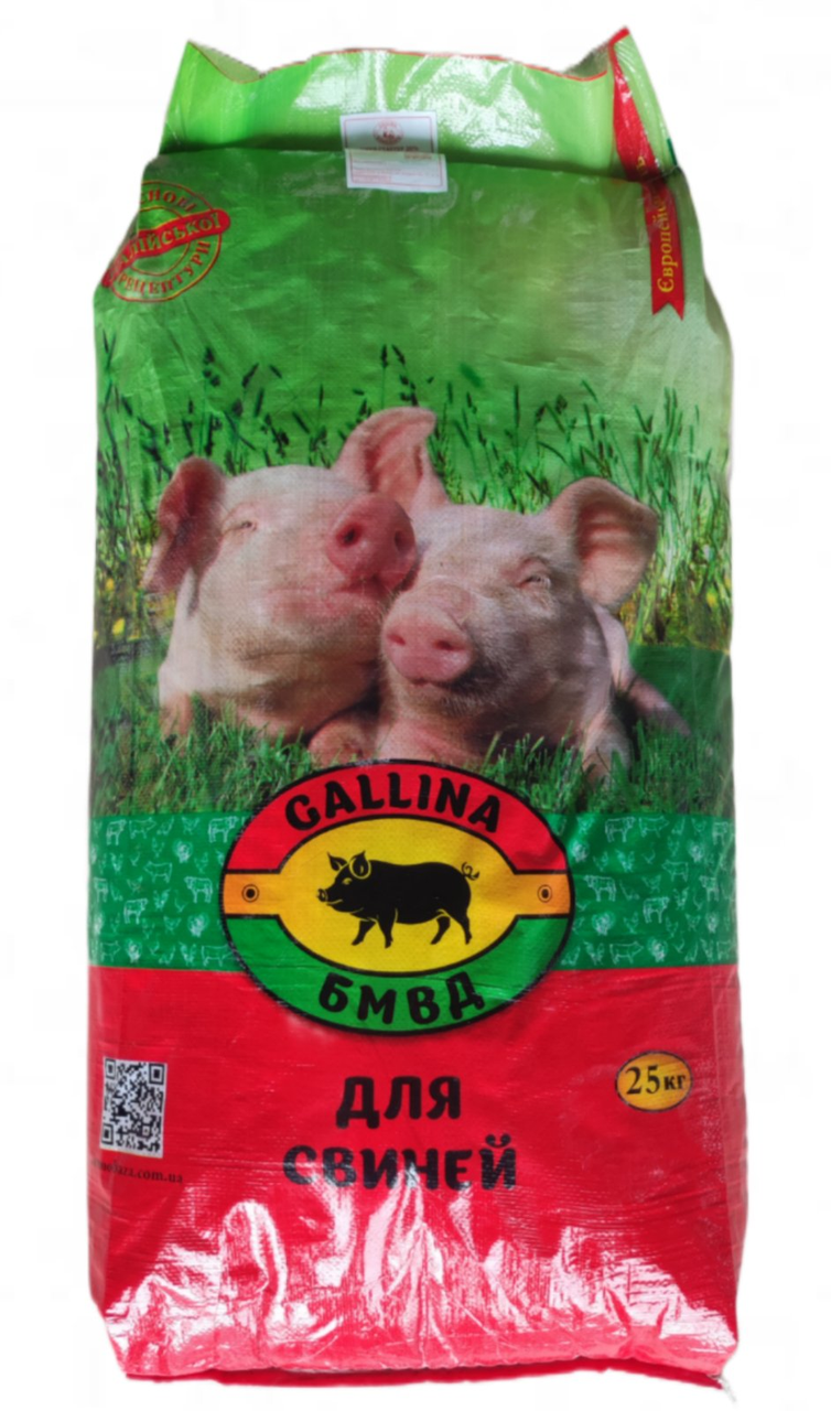 Добавка БМВД для свиней GALLINA 30-110 кг 15-10%, фото 1