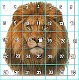 (Електронна)Схема для вишивання хрестиком або петитом: "Король звірів", фото 3