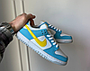 Кросівки жіночі Nike SB Dunk Low BLUE кеди Найк СБ сині замшеві 36 37 38 39 40 41, фото 7