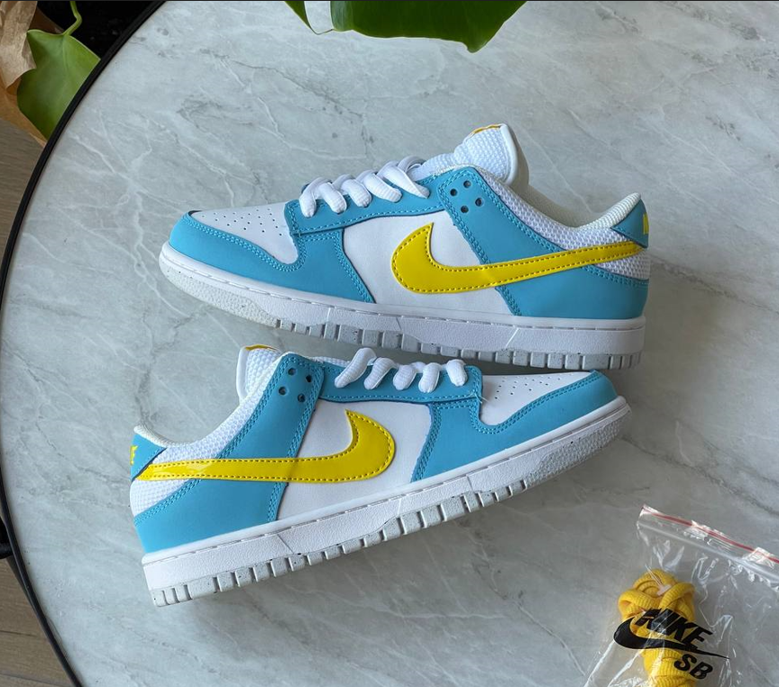 Кросівки жіночі Nike SB Dunk Low BLUE кеди Найк СБ сині замшеві 36 37 38 39 40 41, фото 1