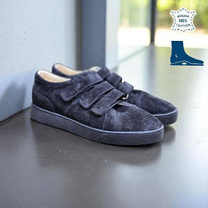 Дитячі ортопедичні підліткові кросівки на липучках з супінатором 40 р