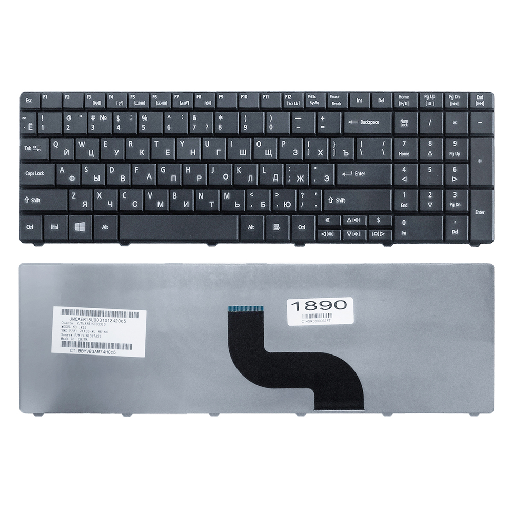 Клавіатура для ноутбука Acer Aspire E1-571 black