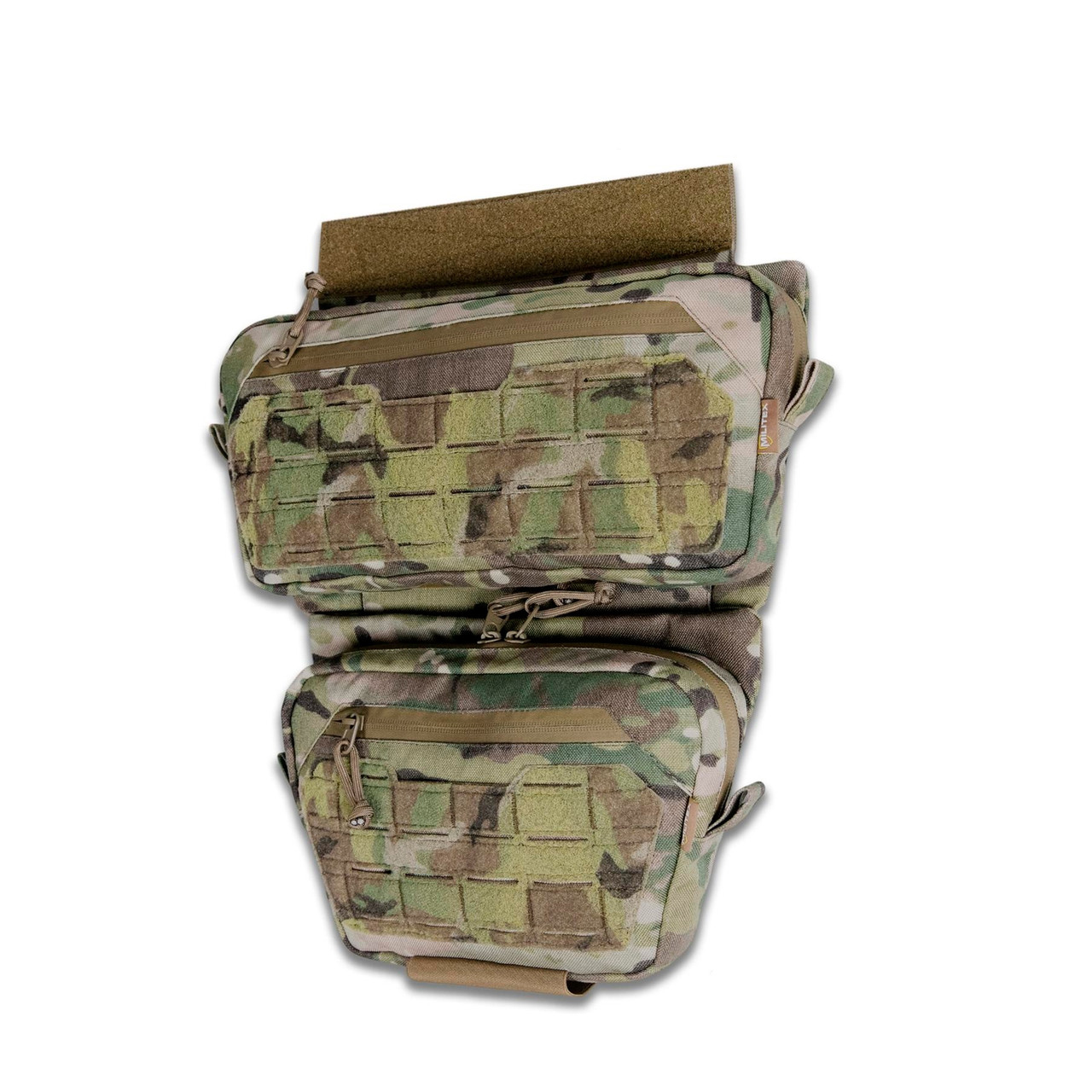 Комплект захисту живота та паху Militex M | Multicam | Cordura 1000D з NIR | Модулі до плитоноски з відсіками під балістику, фото 1