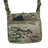 Тактична сумка через плече Tactic City Bag Militex Cordura® 1000D | Мультикам, фото 3