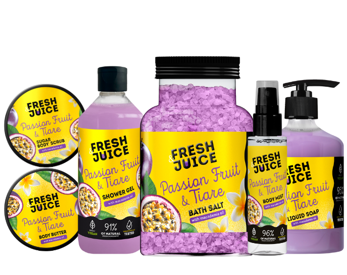 Набір для догляду за тілом Passion Fruit & Tiare Fresh Juice, фото 1
