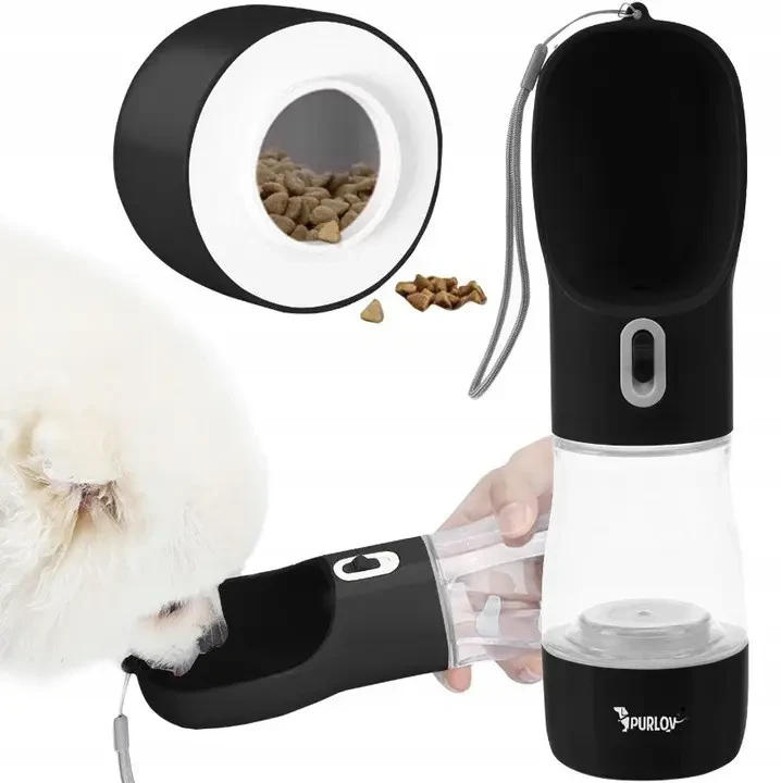 Пляшка для собак / пляшка для води з мискою Purlov 21033, фото 1