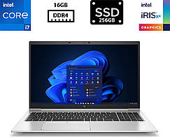 Ноутбук HP EliteBook 850 G8/15.6” IPS 1920x1080/Core i7-1185G7 3.00GHz/16GB DDR4/SSD 256GB/Intel Iris Xe Graphics Камера Б/В