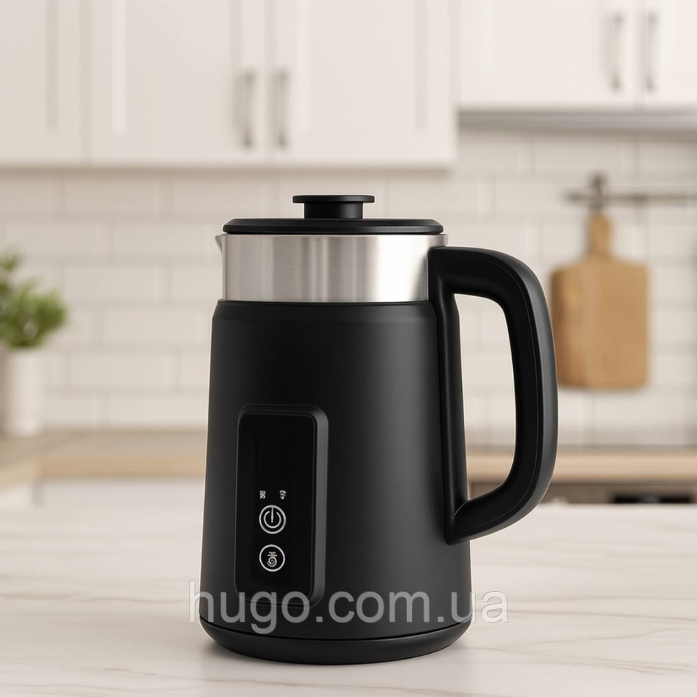 Електрочайник RAF-7938, 1.7л, 1500Вт / Чайник з нержавіючої сталі / Дисковий чайник для дому, фото 1