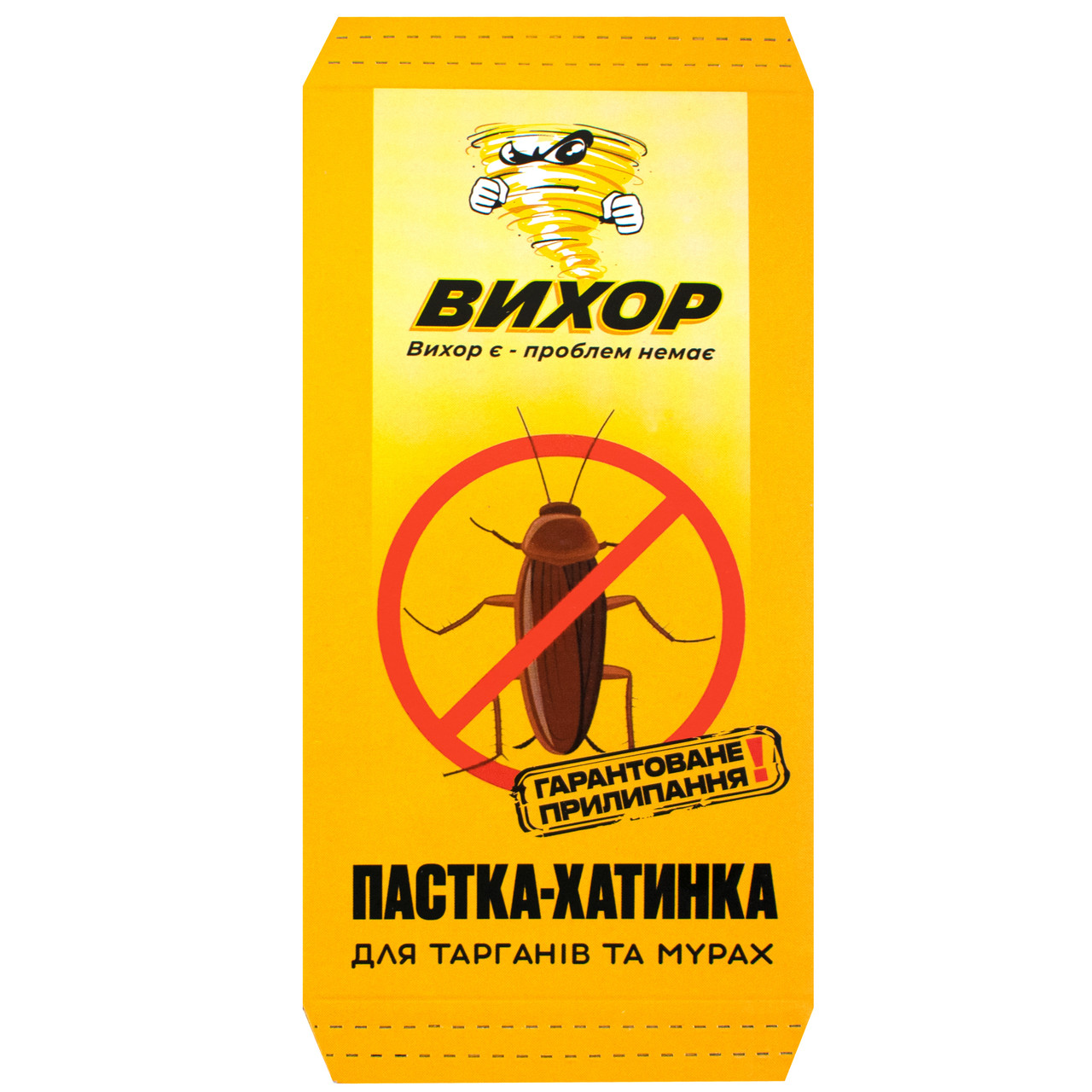Клейова пастка для тарганів і мурах Вихор 190*90 мм, фото 1