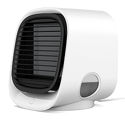 Портативний міні-кондиціонер M201 з підсвіткою та зволоженням повітря / Настільний вентилятор