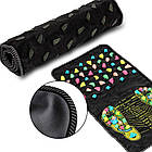 Масажний килимок з камінням 70х35 см / Ортопедичний аплікатор / Доріжка масажна для ніг і спини, фото 3