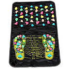 Масажний килимок з камінням 70х35 см / Ортопедичний аплікатор / Доріжка масажна для ніг і спини, фото 4