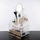 Органайзер для косметики з дзеркалом GT-226 / Косметичне дзеркало / Косметичний органайзер з дзеркалом, фото 9