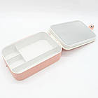 Косметичка дорожня з LED дзеркалом GT-245 / Косметичка з дзеркалом і підсвічуванням / Органайзер-кейс для косметики, фото 4