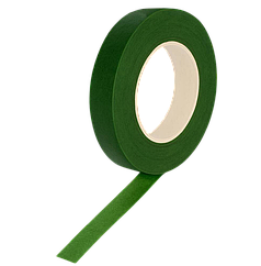 Флористична тейп-стрічка 12 мм 001 Зелена | Green (33 м)