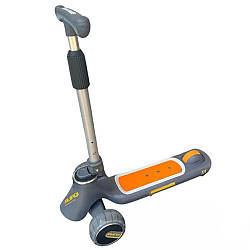 Дитячий самокат MUFAQI з музикою та підсвічуванням / Триколісний самокат з регульованою ручкою / Самокат для дітей