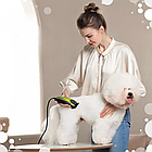 Машинка для стрижки тварин від мережі +4 насадки SK-719 / Тример для стрижки шерсті / Набір для грумінгу, фото 2