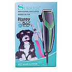 Машинка для стрижки тварин від мережі +4 насадки SK-719 / Тример для стрижки шерсті / Набір для грумінгу, фото 9