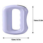 Масажер для тіла 2в1 Синій / Вібромасажер для тіла / Масажер фасціальних кілець / Електромасажер, фото 8