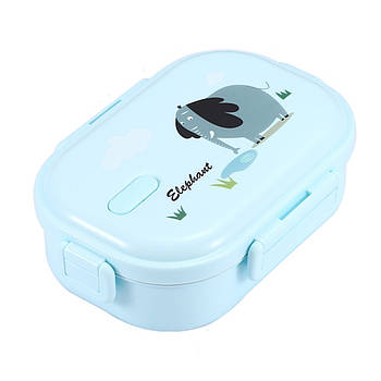 Ланч-бокс з нержавіючої сталі, Синій / Ланч бокс / Контейнер для їжі / Судок для їжі / Бокс для ланчу