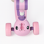 Дитячий самокат із сидінням і батьківською ручкою / Самокат для дітей / Триколісний самокат із бортиком, фото 4