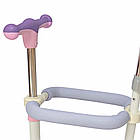 Дитячий самокат із сидінням і батьківською ручкою / Самокат для дітей / Триколісний самокат із бортиком, фото 5