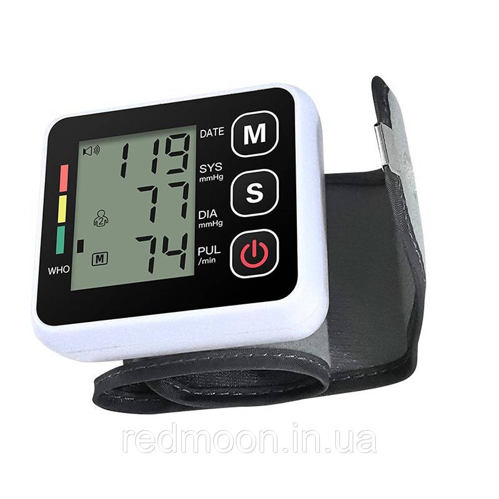 Автоматичний тонометр на зап'ястя, LCD дисплей, AND-5316 / Апарат для вимірювання тиску і пульсу, фото 1