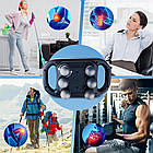 Акумуляторний масажер 6 головок, від Type-C, HH-008 / Масажер для тіла / Вібромасажер / Електромасажер, фото 5