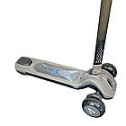 Дитячий самокат з підсвічуванням, до 50кг / Триколісний самокат з колесами, що світяться / Самокат для дітей, фото 2