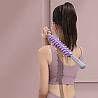 Качалка-масажер для тіла антицелюлітний, 48,6 см, Фіолетовий/Механічний масажер/масажер для тіла, фото 5