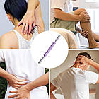 Качалка-масажер для тіла антицелюлітний, 48,6 см, Фіолетовий/Механічний масажер/масажер для тіла, фото 8