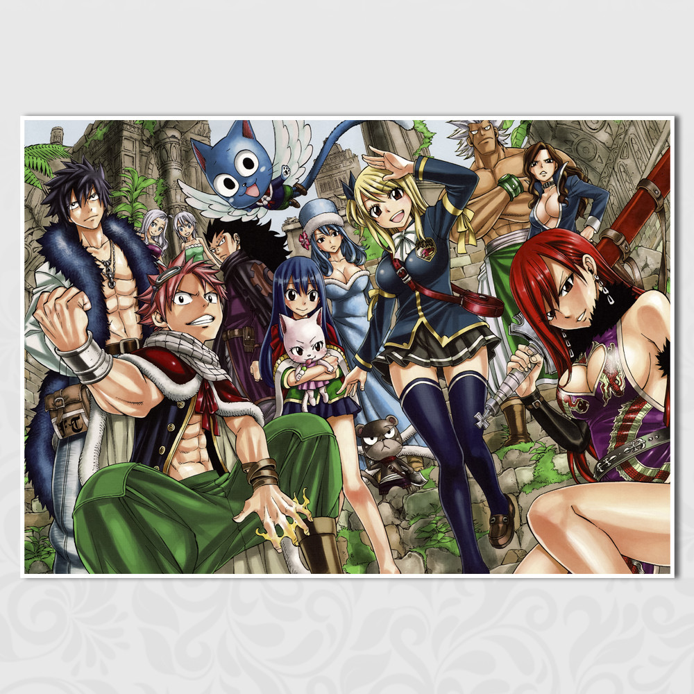 Плакат А3  Аніме Fairy Tail 009, фото 1
