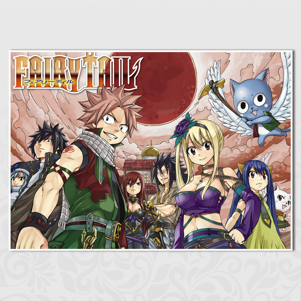 Плакат А3  Аніме Fairy Tail 010, фото 1