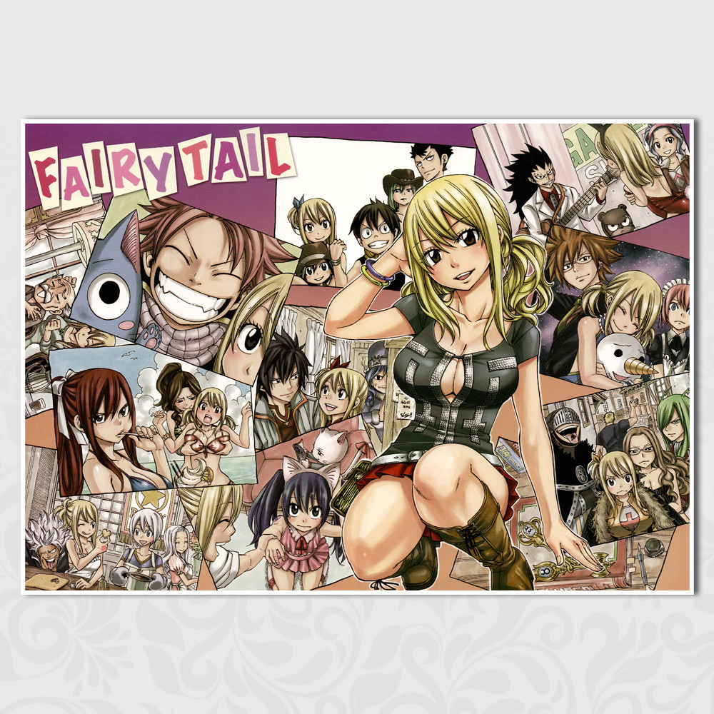 Плакат А3 Аніме Fairy Tail 014