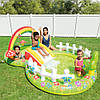 Дитячий надувний басейн 290×180×104см Intex Rainbow Ring Play Center / Дитячий ігровий басейн / Басейн, фото 8
