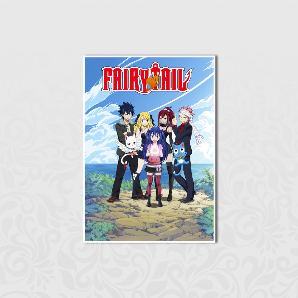 Плакат А3 Аніме Fairy Tail 040