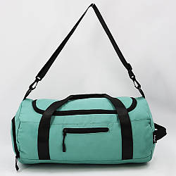 Спортивна сумка 48х25х25см, 5521, Бірюзова / Сумка для спорту / Туристична сумка / Дорожня сумка / Дорожня сумка