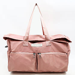Сумка спортивна 48х23х25см, 4213, Рожева / Сумка для спорту / Сумка для подорожей / Дорожня сумка
