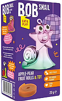 Конфеты Bob Snail Яблоко-Груша с коллекционной игрушкой Disco 20 г