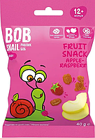 Натуральные снеки для детей Bob Snail Яблоко и малина 40 г