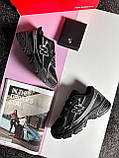 Чорні жіночі кросівки Жіночі кросівки New Balance 740 Black White / Демісезонні Нью Беланс 740 сітка, фото 9