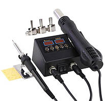 8898 Паяльна станція + Паяльник з регулятором температури, 600W 100-500°C