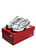 Срібні жіночі кросівки New Balance 740 White Silver / Демісезонні Нью Беланс 740 сітка, фото 9