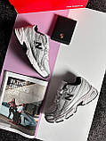 Срібні жіночі кросівки New Balance 740 White Silver Black / Демісезонні Нью Беланс 740 сітка, фото 8