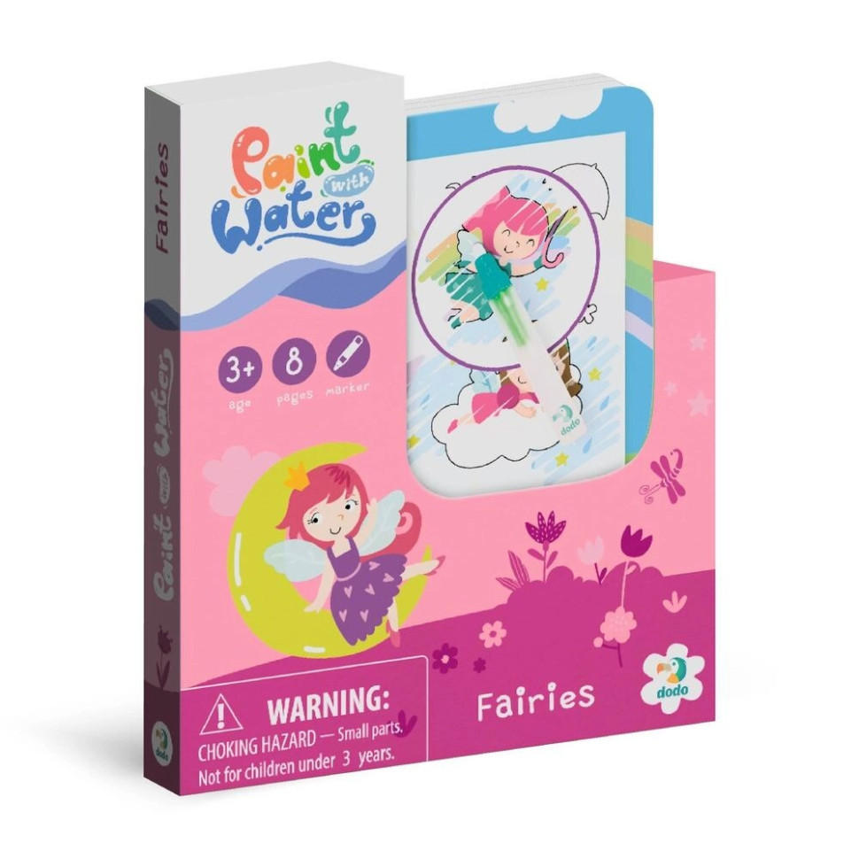 Набір водних розмальовок "Феї" 300312 з маркером для води, фото 1