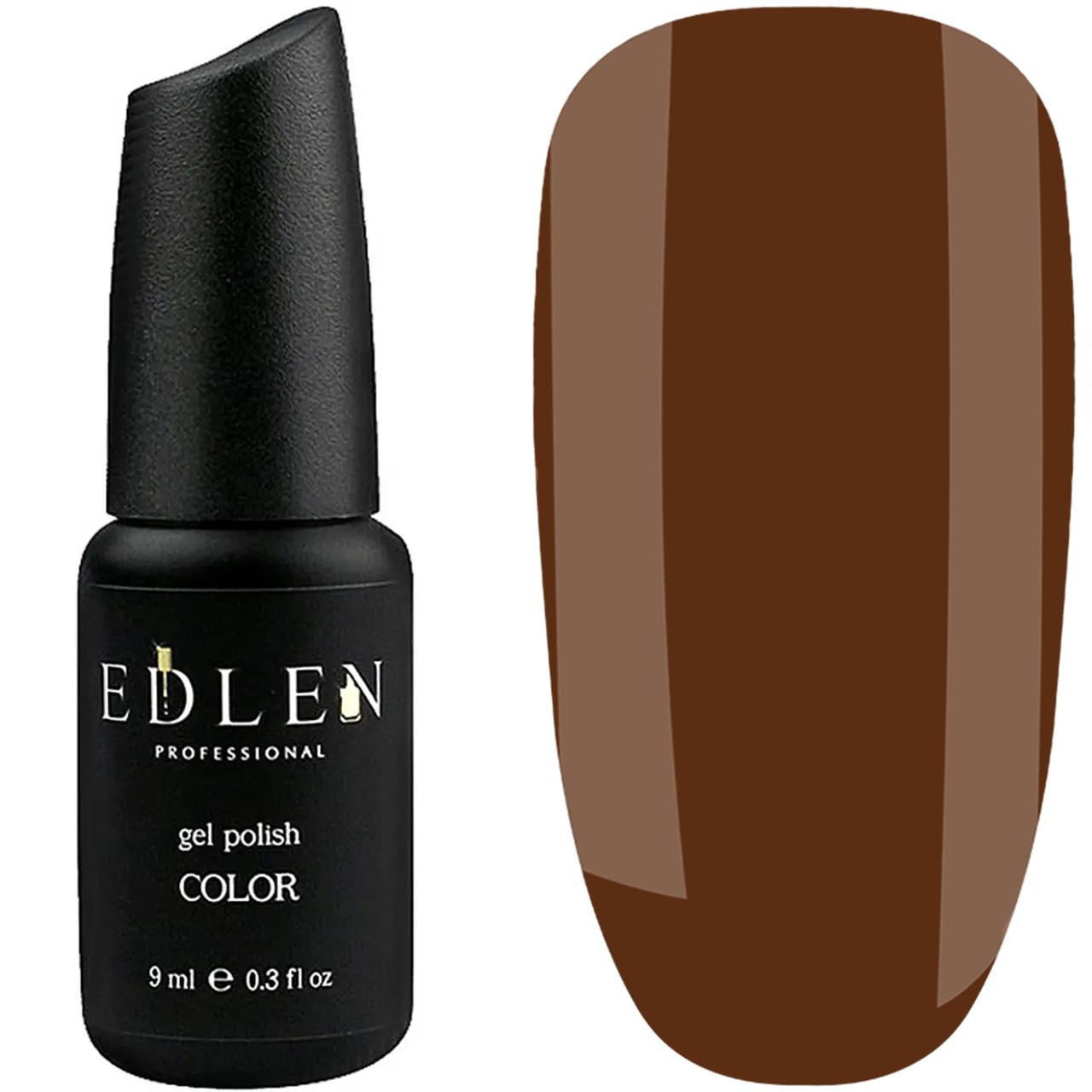 Гель-лак EDLEN Gel Polish Color №30, 9 мл горіховий